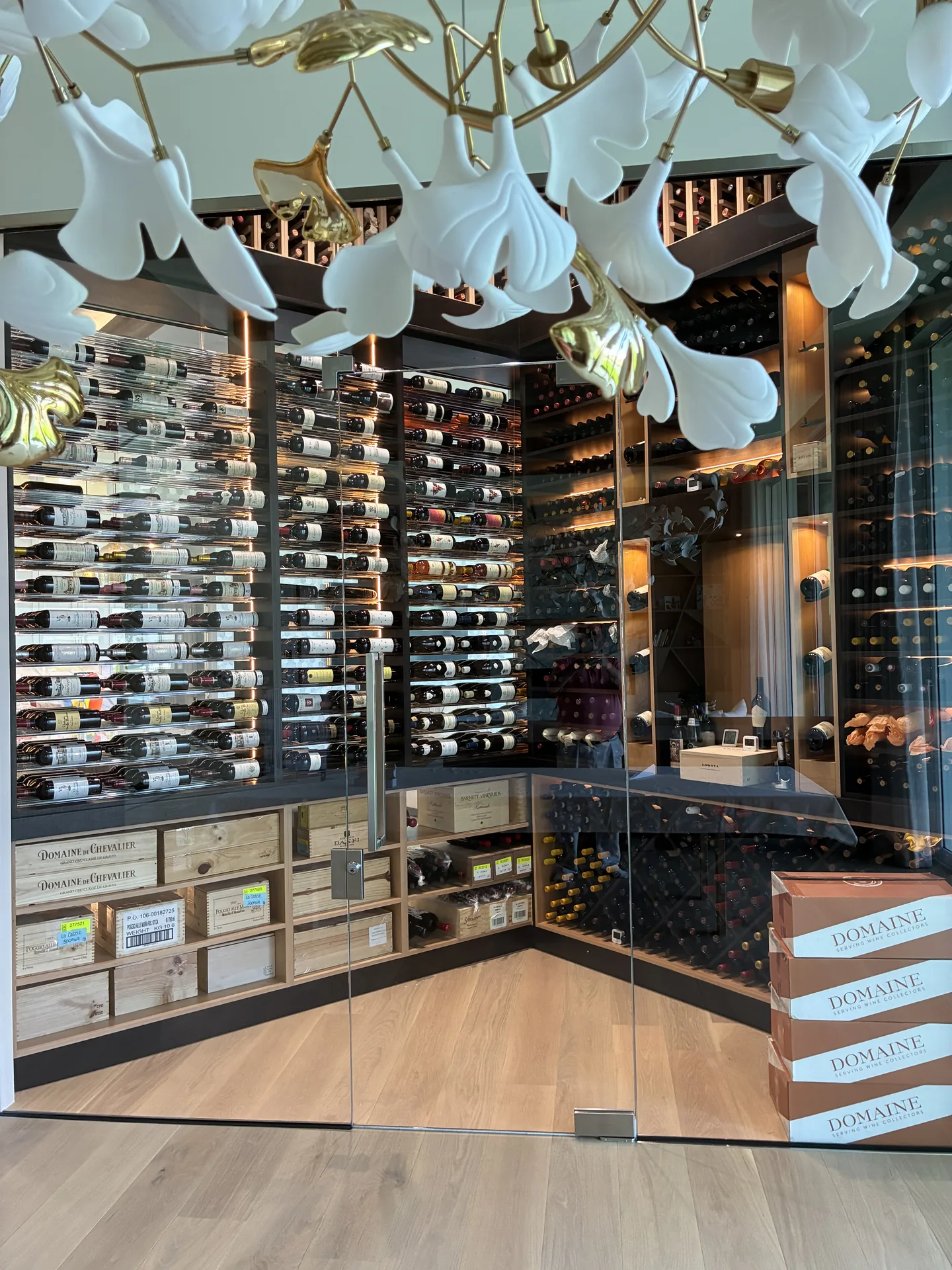 The Hillsboro Glass Rod Lounge, a 1,727-bottle wine cellar in a Hillsboro Beach, FL estate